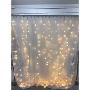 Fairy Light - Curtain Wall - 2.3m or 5.4m -Amber